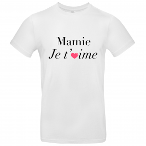 T-shirt mamie je t'aime